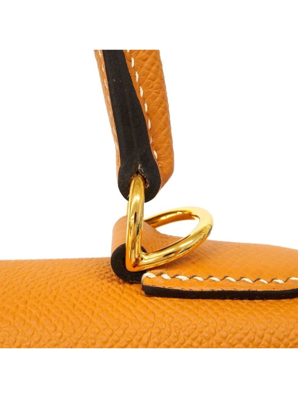 Hermes Handbag Kelly 28 Veau Epsom Gold 2-Way - Picture 8 of 10